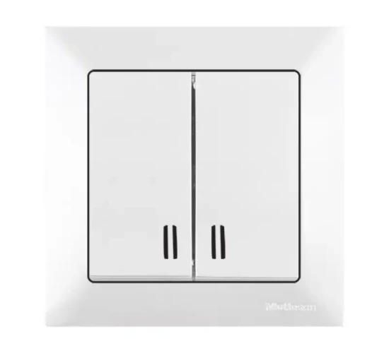 Сериен ключ светещ схема 5-10А Бял Candela Mutlusan.png